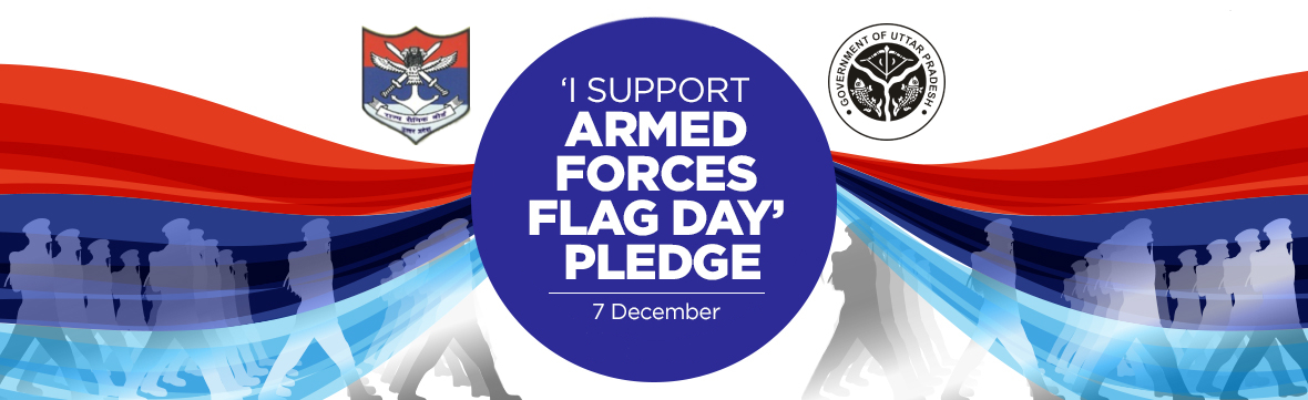 Armed Forces Flag Day Pledge Banner